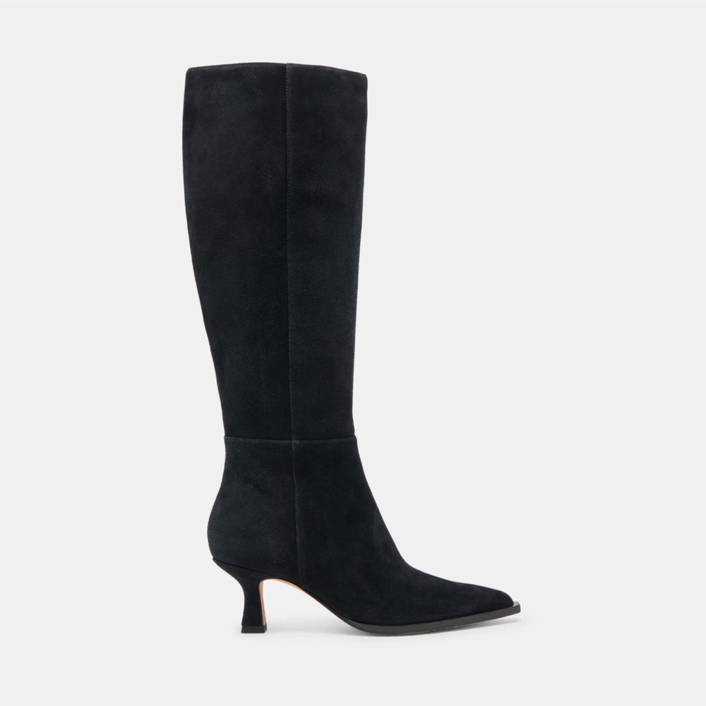 Dolce Vita WIDE CALF Auggie black suede boots